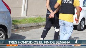Se registraron tres homicidios durante el fin de semana