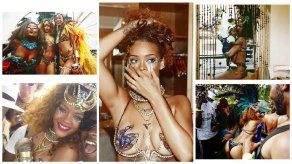 Rihanna calentó el Carnaval barbadense