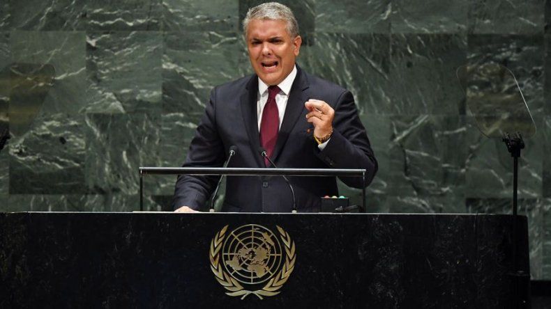 Duque asegura ante la ONU que Colombia está firme en el camino de la paz