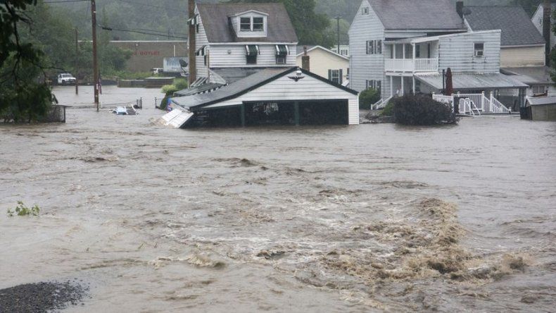 Fuertes lluvias inundan partes de Pensilvania