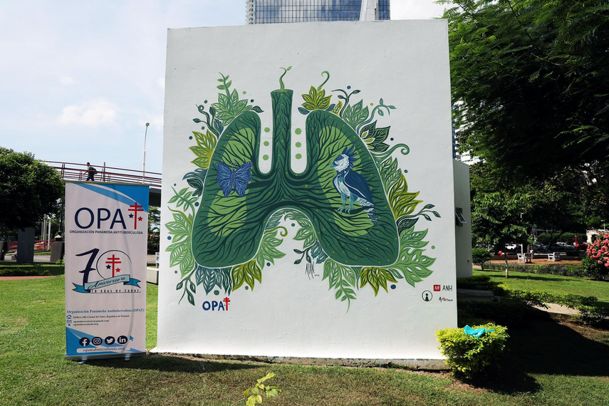 Alcaldía de panamá&nbsp; presentó el mural “Pulmón Verde”.