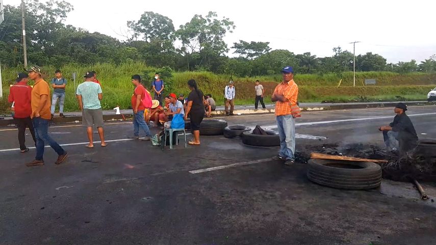 Continúan Los Cierres De Vías En Diferentes Puntos De Chiriquí Y Veraguas