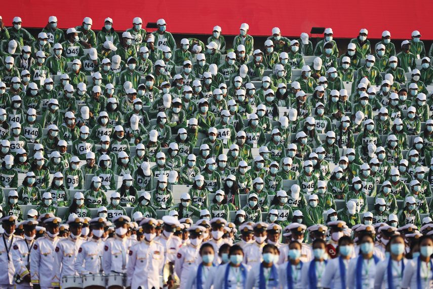 Los opositores a la junta militar instaron a un boicot virtual de la ceremonia