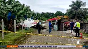 Una aeronave se accidentó en Changuinola