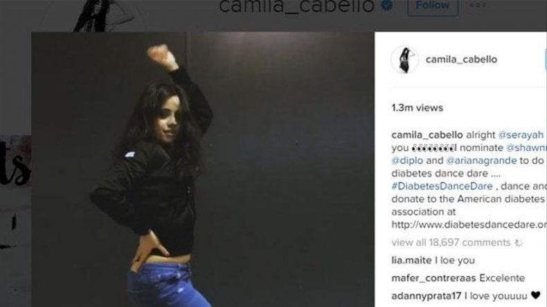 Camila Cabello ha aprendido a bailar y lo demuestra en Instagram