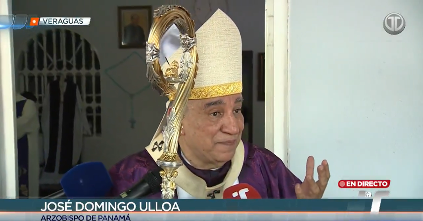 Monseñor José Domingo Ulloa se pronuncia ante las dudas sobre la soberanía de Panamá