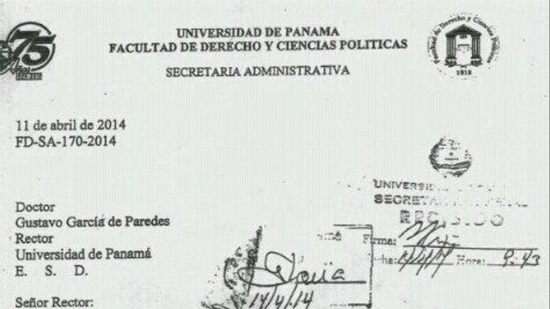 Expediente que registra título universitario de Erasmo Pinilla no ha sido encontrado