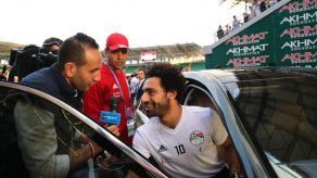 Salah no se entrena en la primera práctica de Egipto en Grozny