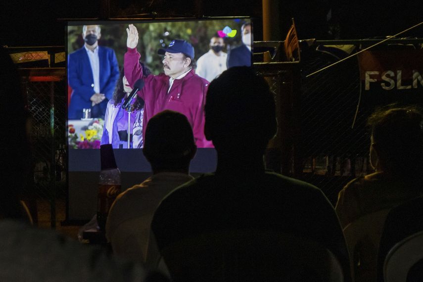 El presidente de Nicaragua