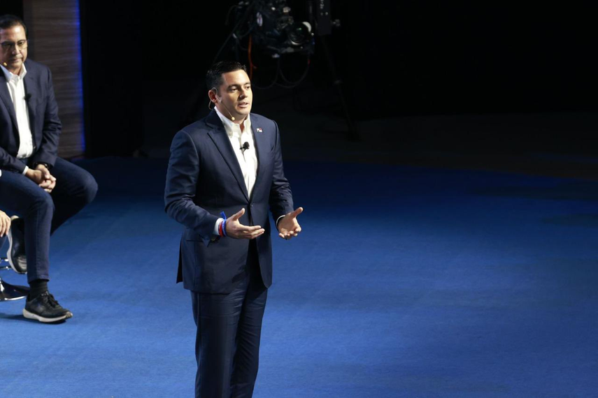 José Gabriel Carrizo durante el segundo debate presidencial&nbsp;