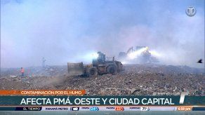 Humo tóxico permanece en el ambiente luego extinguirse los incendios en Cerro Patacón