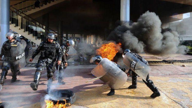Disturbios en Congreso de Honduras