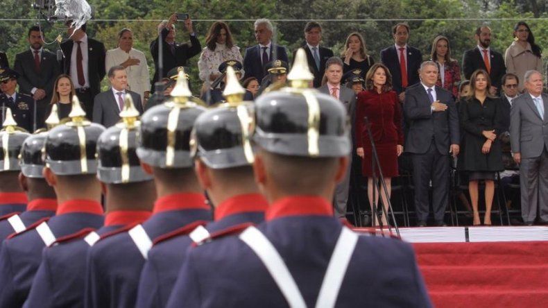 Duque preside su primer desfile militar por la Independencia de Colombia