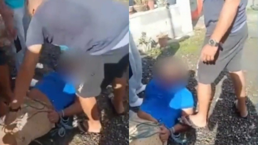 Hombre es amarrado en Chiriquí por intentar agredir sexualmente a una joven.