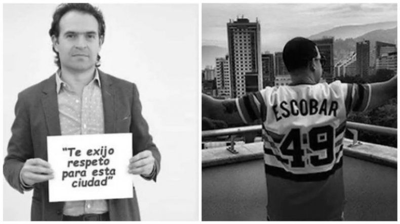 Me Llamo Pablo Emilio Escobar Gaviria Alcalde colombiano regaña a cantante boricua por una camiseta de Pablo