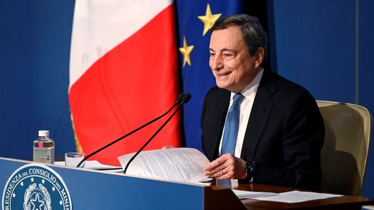 Mario Draghi, primer ministro de Italia.