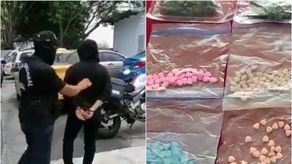 La Policía Nacional informó que entre la dorga decomisada podría haber marihuana, éxtasis y cocaína. La Policía Nacional informó que entre la dorga decomisada podría haber marihuana, éxtasis y cocaína.