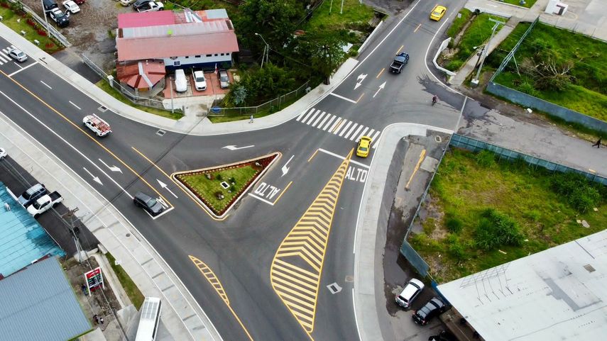 La nueva vía en la provincia de Chiriquí. La nueva vía en la provincia de Chiriquí.