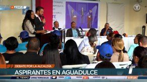 Tres de los cinco candidatos a alcalde de Aguadulce participan del segundo debate
