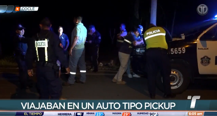 Fallecen 5 personas en accidente de tránsito en la vía con dirección a La Pintada