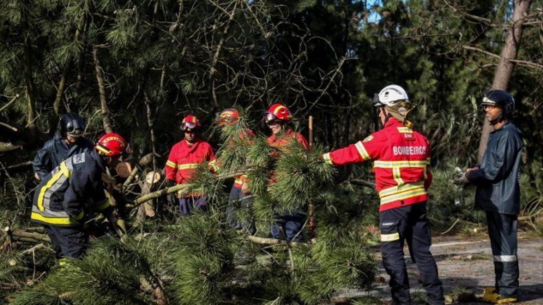 Protección Civil lusa eleva cifra de heridos a 28 y mantiene alerta amarilla