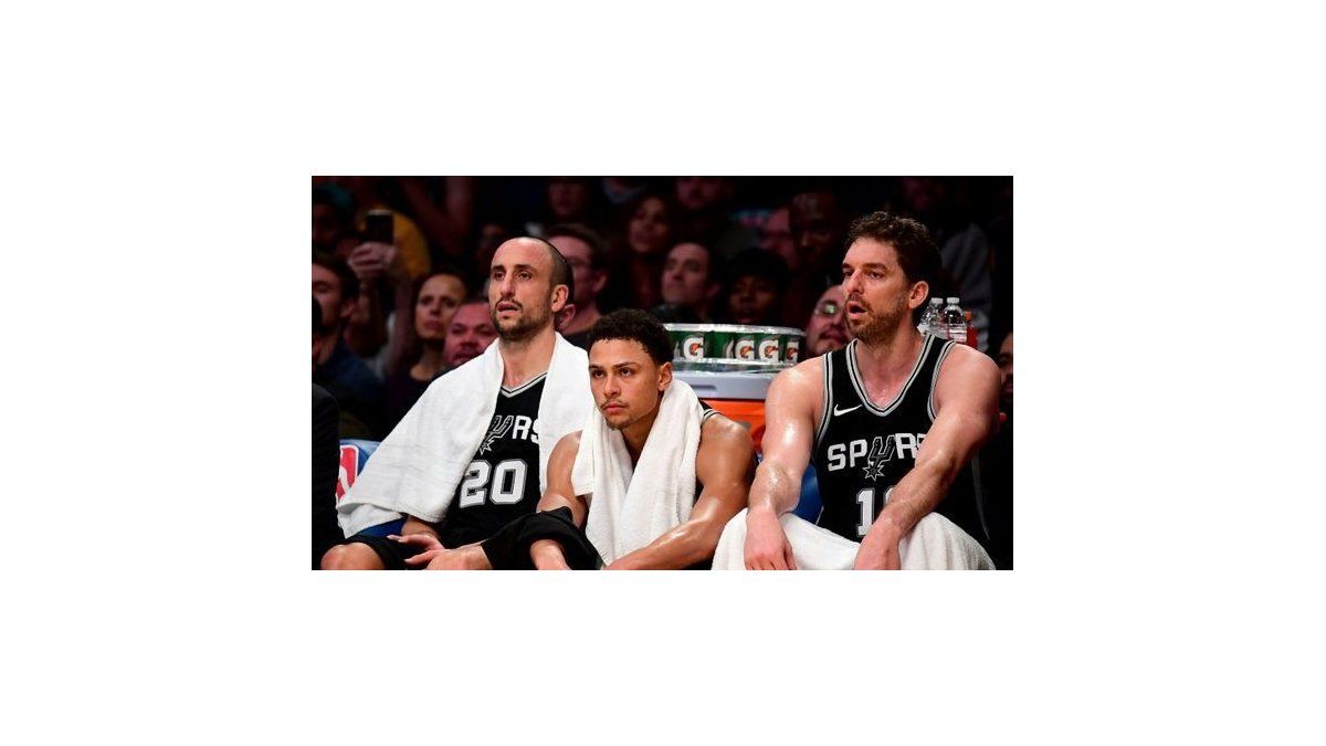 Spurs logran triunfo vital ante Thunder en noche especial para Ginóbili