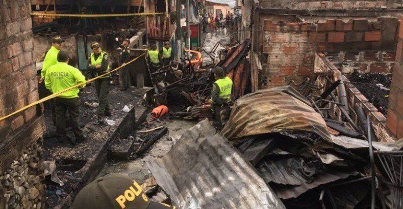 Mueren tres niños en un incendio en el centro de Colombia