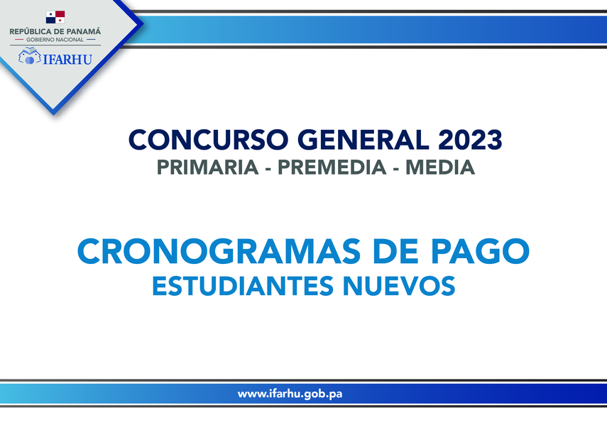IFARHU compartió el calendario de pago en su portal web