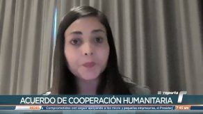 Ministra de Gobierno explica acuerdo de cooperación humanitaria con Dubái