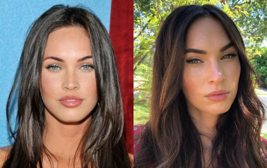 El antes y después de Megan Fox