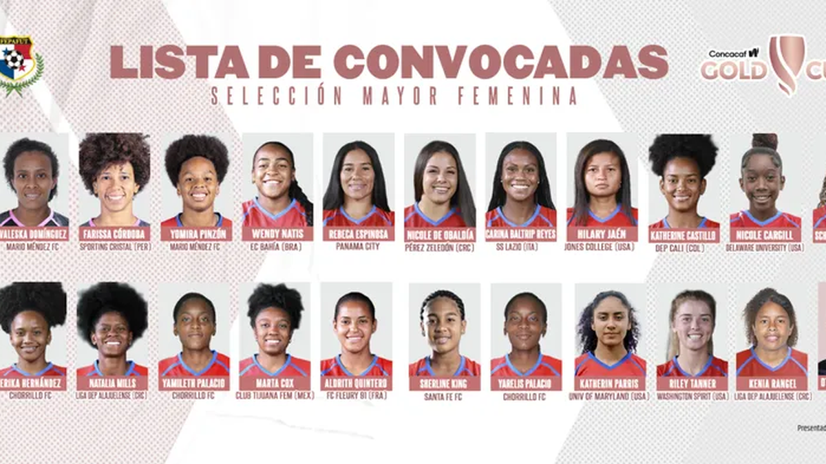 Copa Oro W 2024: Panamá Femenina ya tiene convocatoria definida