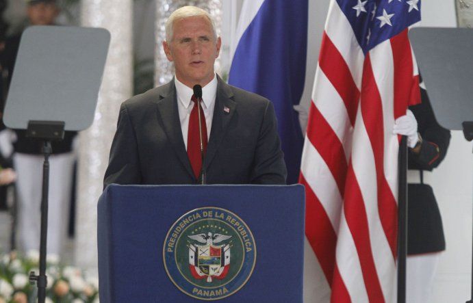 Visita del vicepresidente de EEUU Mike Pence a Panamá