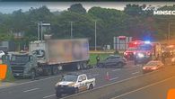 Accidente en la autopista Arraiján-La Chorrera.