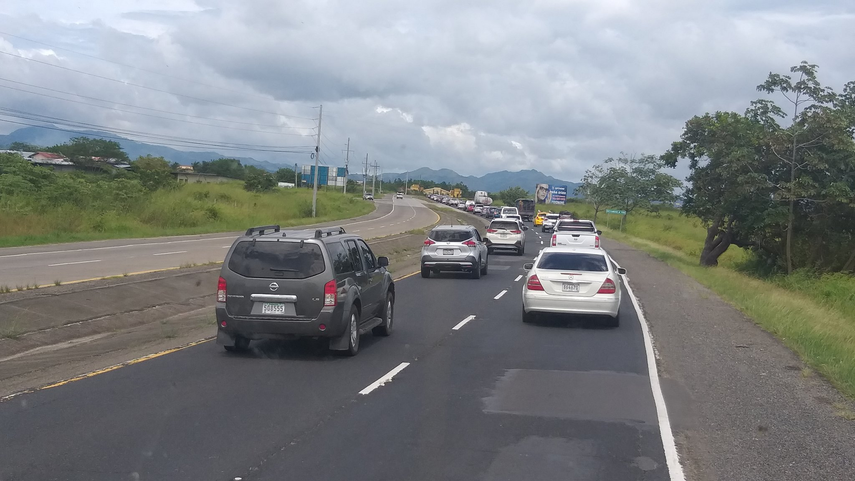 Cierre del MOP en la carretera Panamericana.&nbsp;