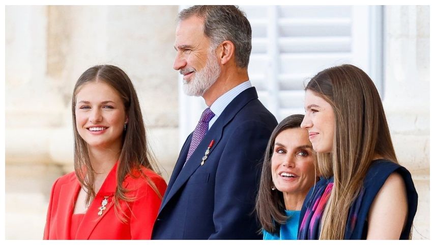 La familia real española.