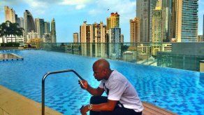 Mayweather Jr. en Panamá promoviendo página web