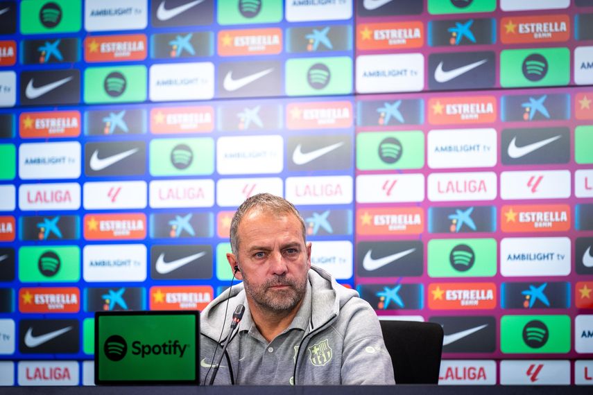 Hansi Flick pide a sus jugadores luchar más para ganar los partidos