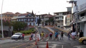 Precaristas de Chiriquí cierran vía en el Casco Antiguo