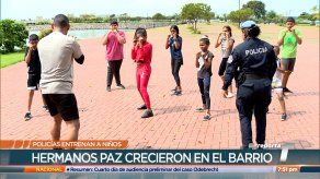 Hermanos policías enseñan boxeo a niños de El Chorrillo