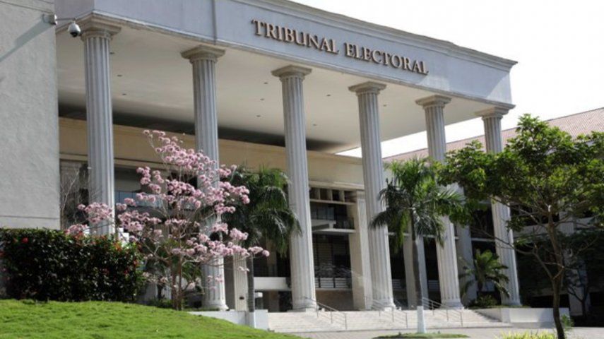 Fachada del Tribunal Electoral (TE) en Panamá.