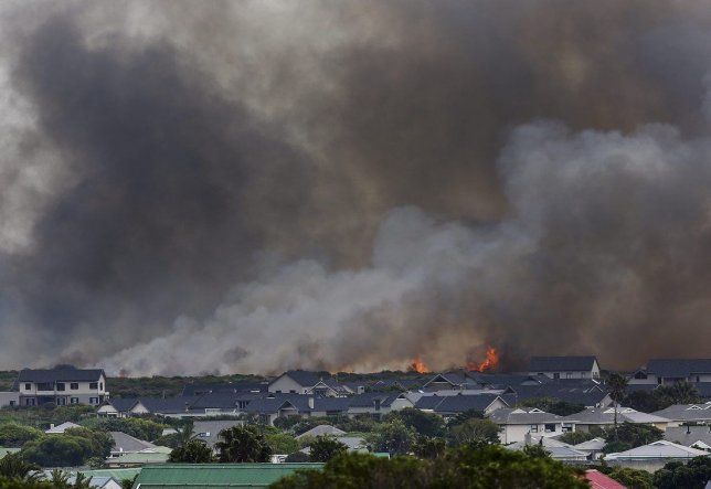 Incendio en Sudáfrica