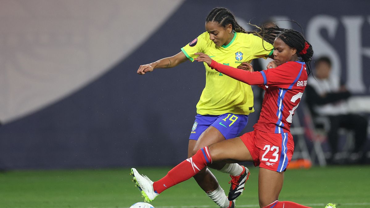 Copa Oro W 2024 Panamá fue goleada por Brasil en el cierre de la fase