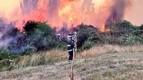 Chile recibe ayuda internacional para combatir incendios.