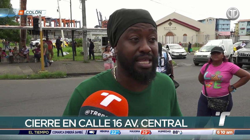 Protestas en la alcaldía de Colón