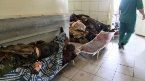 Los cadáveres de un centenar de prorrusos siguen en aeropuerto Donetsk