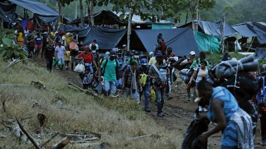 Más de 78 mil migrantes irregulares han pasado por la selva de Darién.