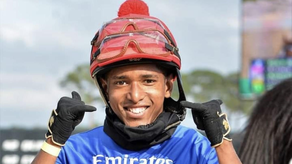 Mejía empezó a competir en Estados Unidos y totaliza 110 victorias en 1,101 carreras, para una ganancia de 2.96 millones de dólares.