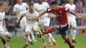 Gol de James sella la victoria del Bayern Múnich