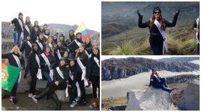 Participantes del Reinado Internacional del Café visitan Parque de los Nevados