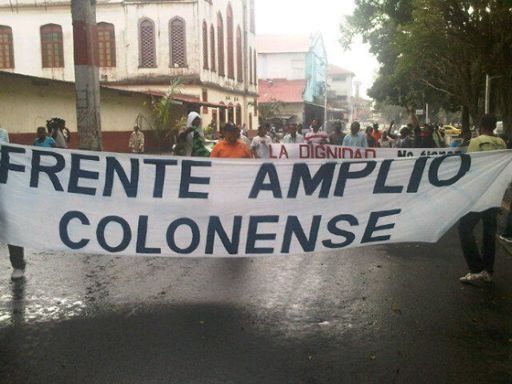 FAC retoma acciones de protestas en Colón